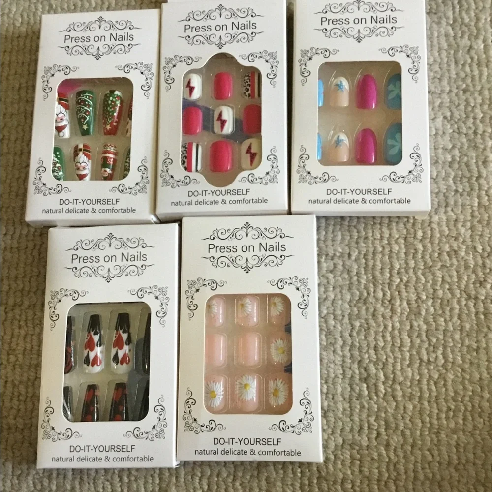 - Assorted Pink & Multicolor Designs